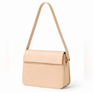 Matt & Nat Vegan Leather Crossbody Bag Beige Minimalist Sustainable Purse